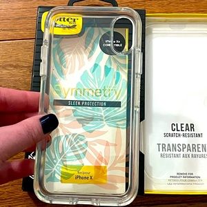 Otterbox Symmetry iPhone X Clear Easy Breezy Case
